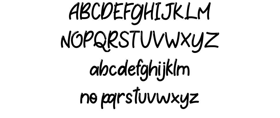 Littlecandy font specimens