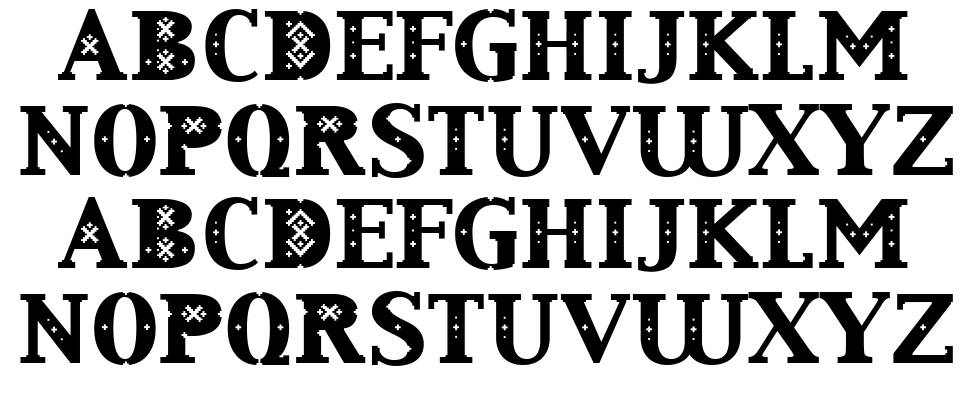 Liva font specimens