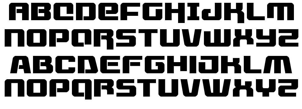 Livewired font specimens