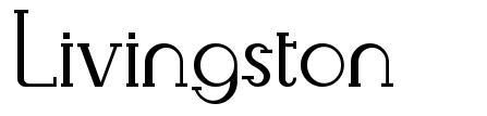 Livingston шрифт