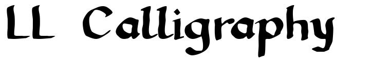 LL Calligraphy font