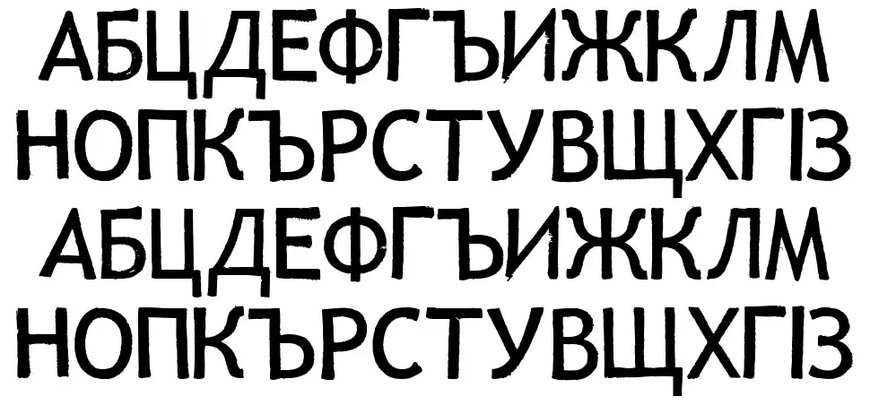 LL Lisa font specimens