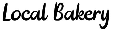 Local Bakery шрифт