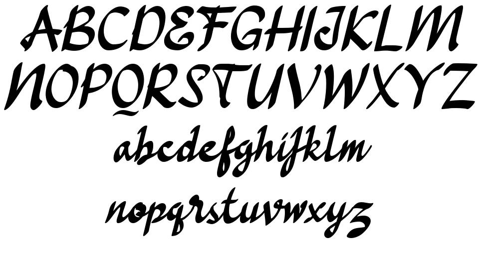 Lockanantta font specimens