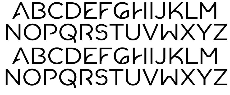 Logga 字形 标本