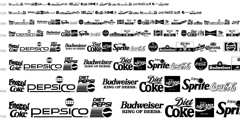 Logos And Logos TFB font Waterfall