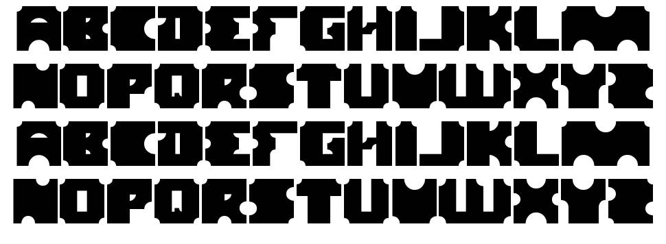 Logotype font specimens