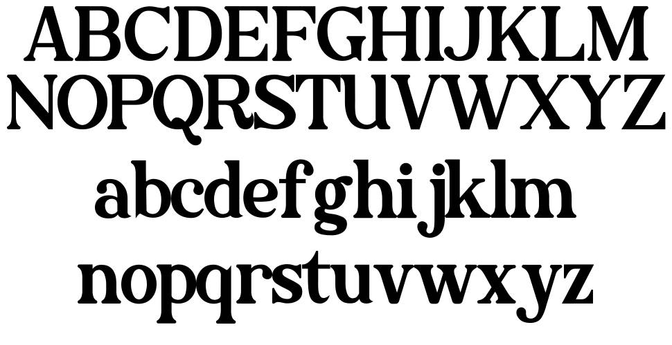 Lokey font specimens