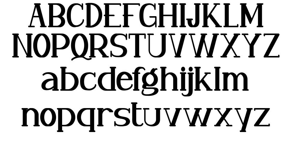 Lokills font specimens