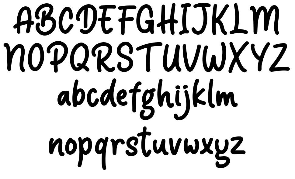 Lollipa font Örnekler