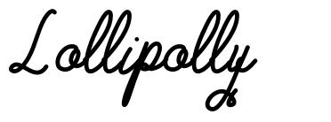 Lollipolly font