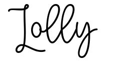 Lolly font