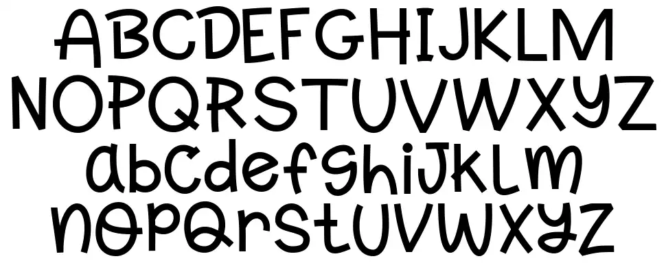 Lompo font specimens