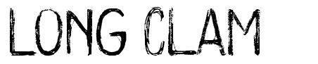 Long Clam font