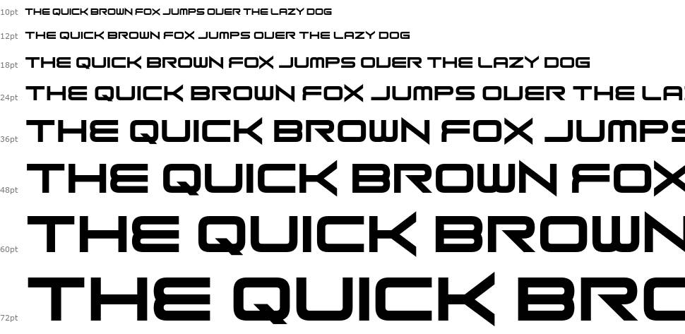 Long Fox font Waterfall