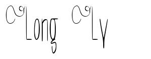Long Ly font