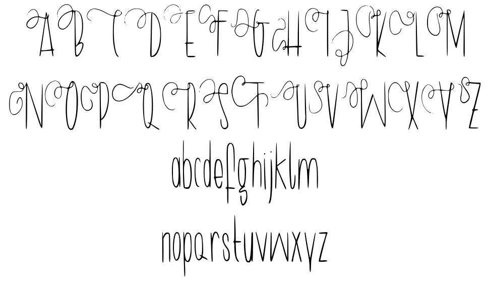 Long Ly font specimens