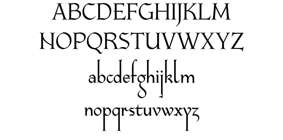 Longa Iberica шрифт Спецификация