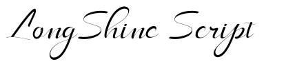 LongShine Script písmo