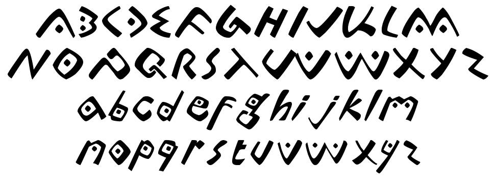 Lontara font specimens