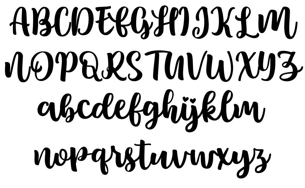 Lonystar font Örnekler