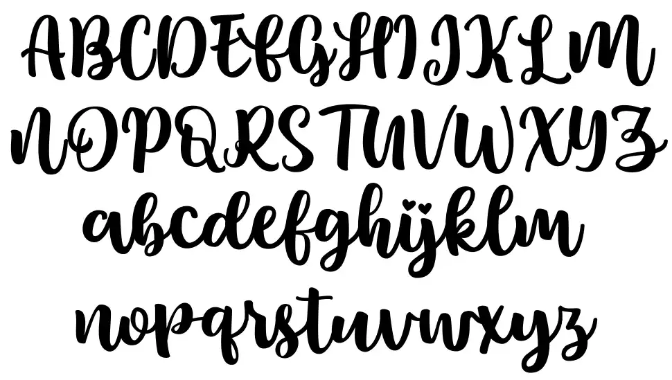 Lonystarfont specimens