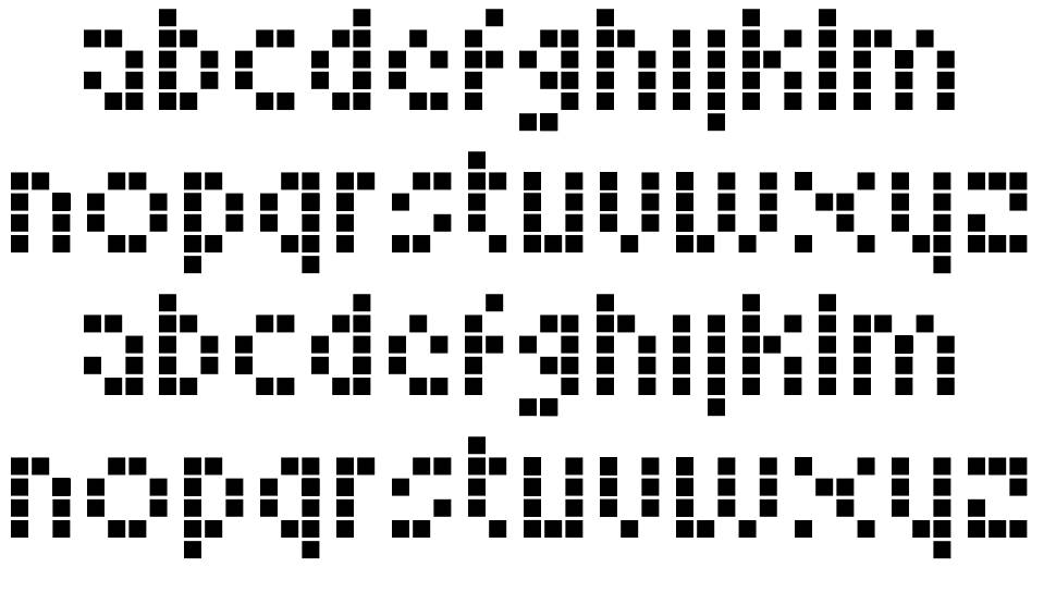 Looksky Font písmo Exempláře