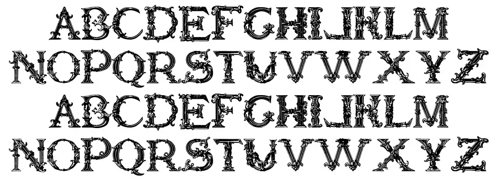 Lord Britishfont specimens