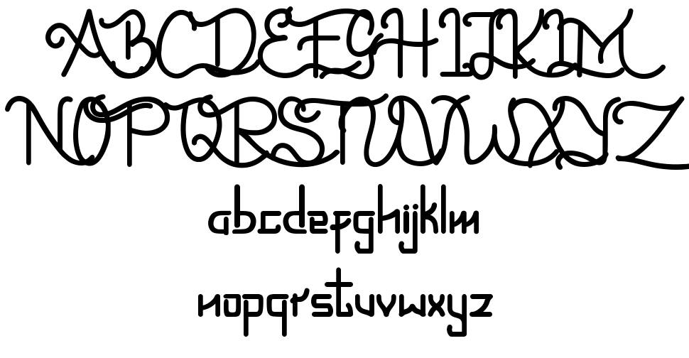 Loristta 字形 标本