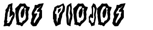 Los Piojos шрифт