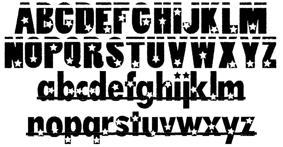 Loserboi Allstarfont specimens