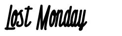 Lost Monday шрифт