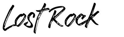 Lost Rock шрифт