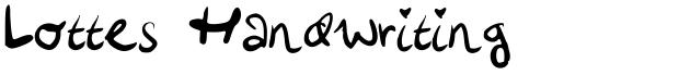 Lottes Handwriting