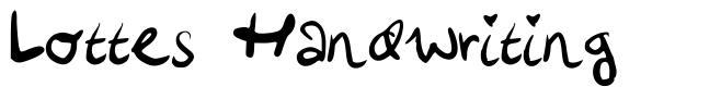 Lottes Handwriting font