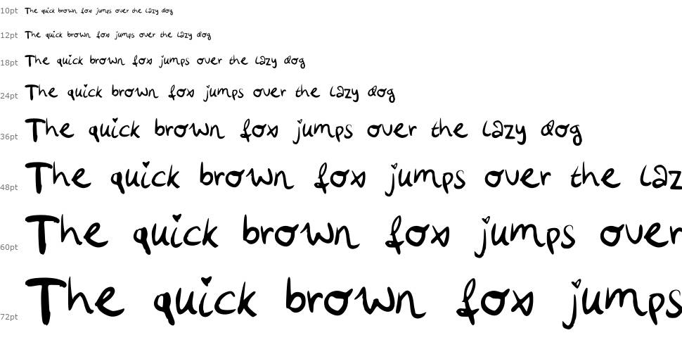 Lottes Handwriting fuente Cascada