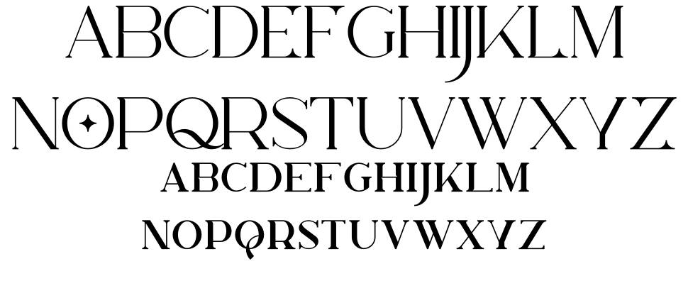 Lotus Eater Font font specimens