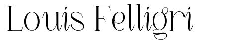 Louis Felligri шрифт