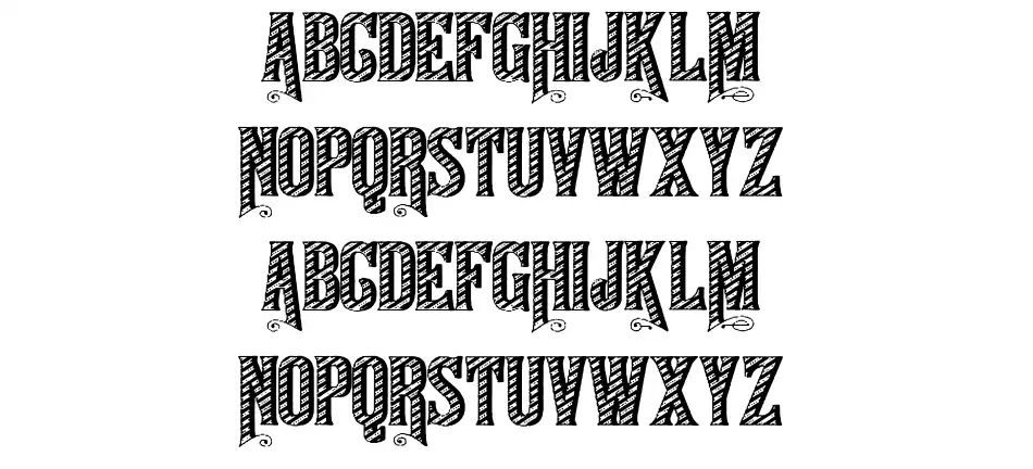 Louise XIV Specimen Louise XIVfont specimens