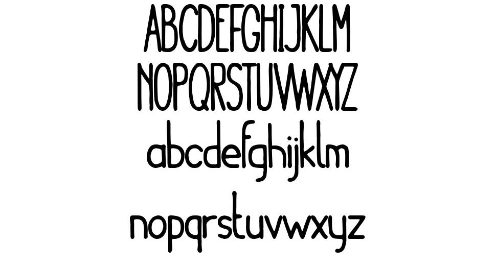 Lounge Things font specimens