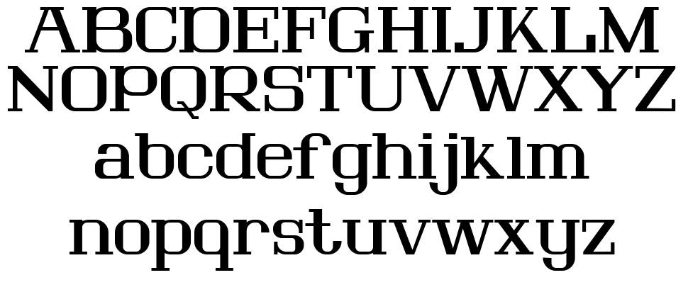 Lousitania font Örnekler