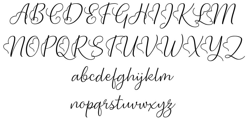 Lova Valove Serif フォント 標本