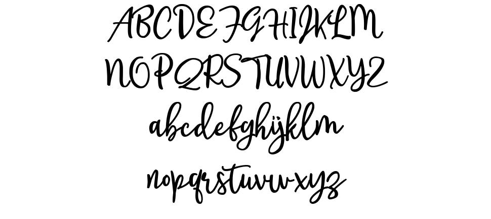 Lovalov font Örnekler