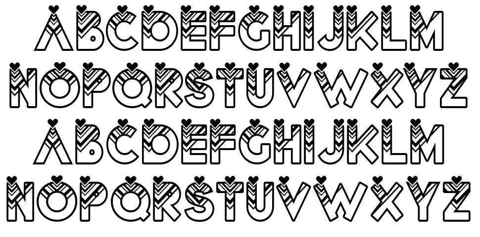 Lovantine font Örnekler