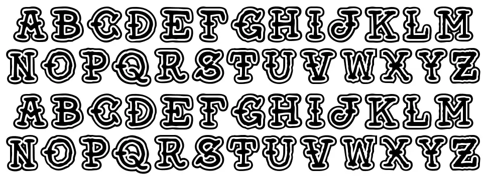 Love and Hatefont specimens
