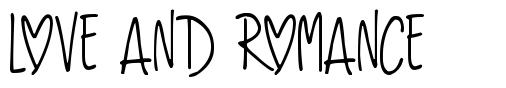 Love And Romance font