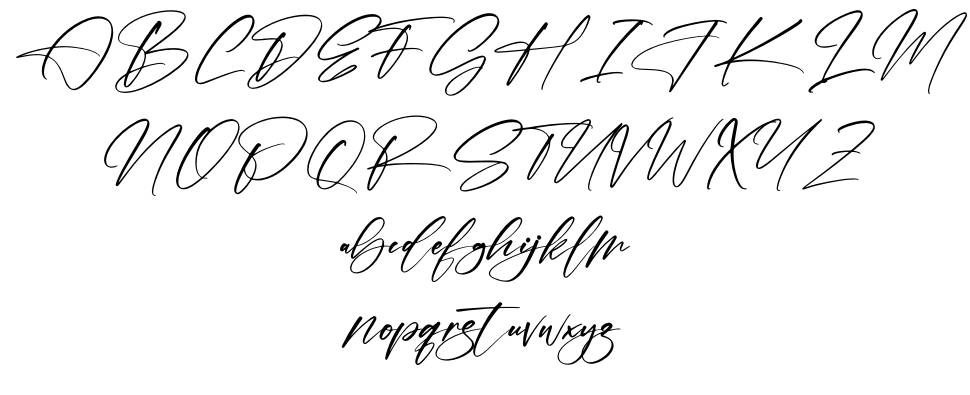 Love Barcelona schriftart vorschau