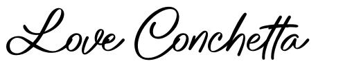 Love Conchetta font