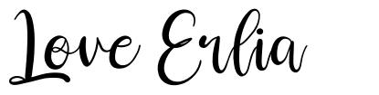 Love Erlia font