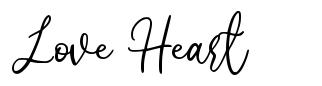Love Heart font